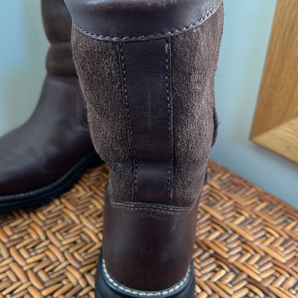 UGG Brooks Waterproof Leather/Shearling Boots - Picture 16 of 16